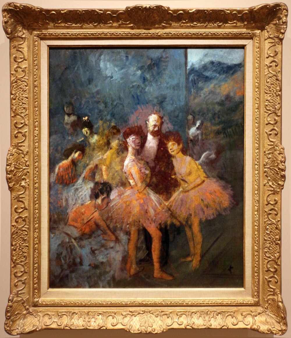 Le Foyer à l'Opéra - Jean-Louis Forain image 1 reproduction artisanale de tableau