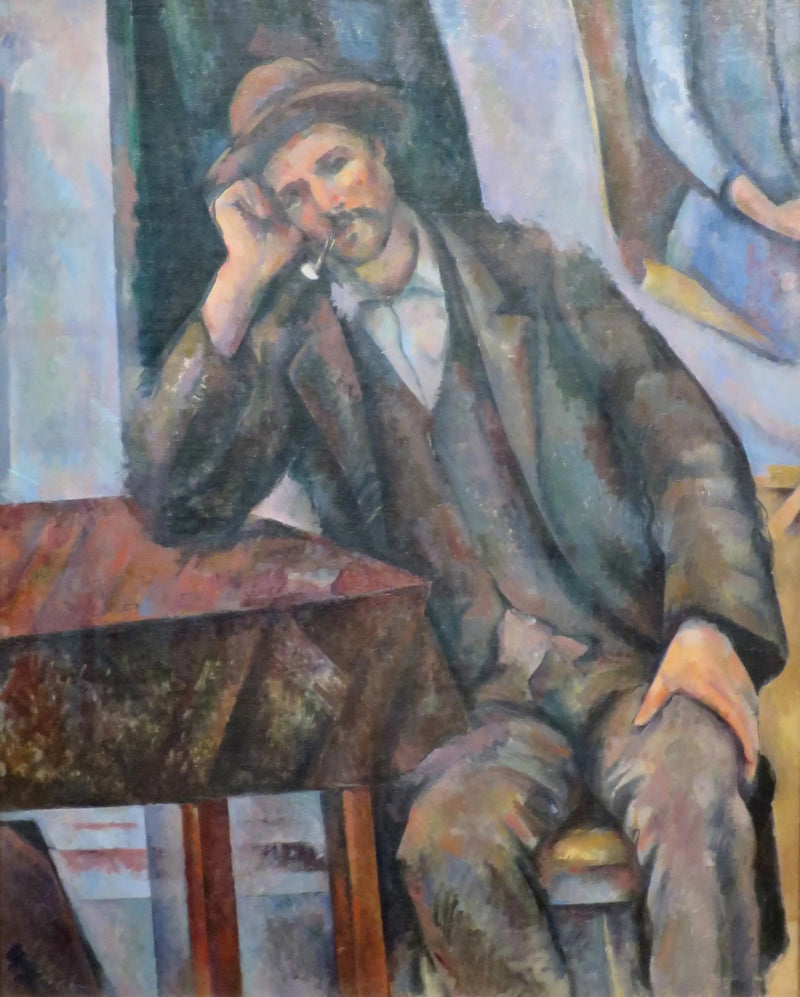 Palacz fajki opierający się - Paul Cézanne