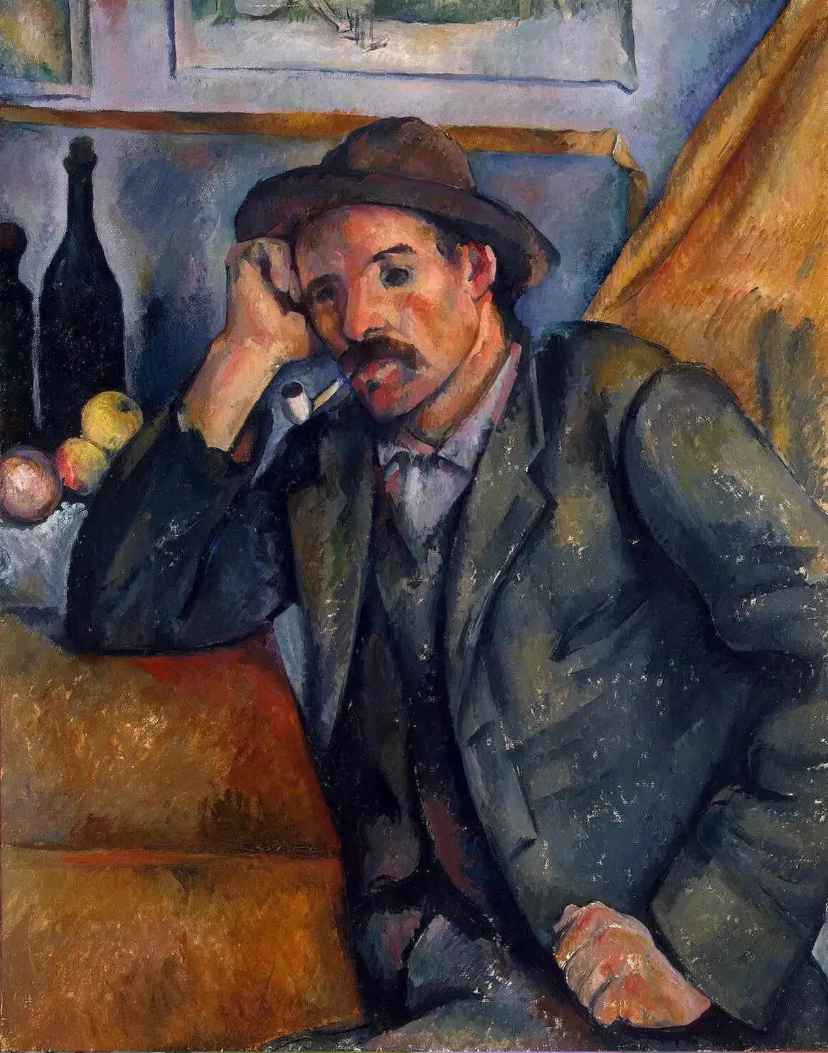 Le Fumeur de pipe - Paul Cézanne image 1 tableau peint à l’huile sur toile