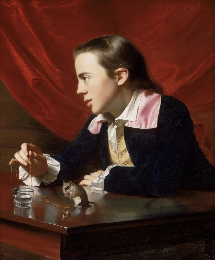 Chłopiec z wiewiórką - John Singleton Copley