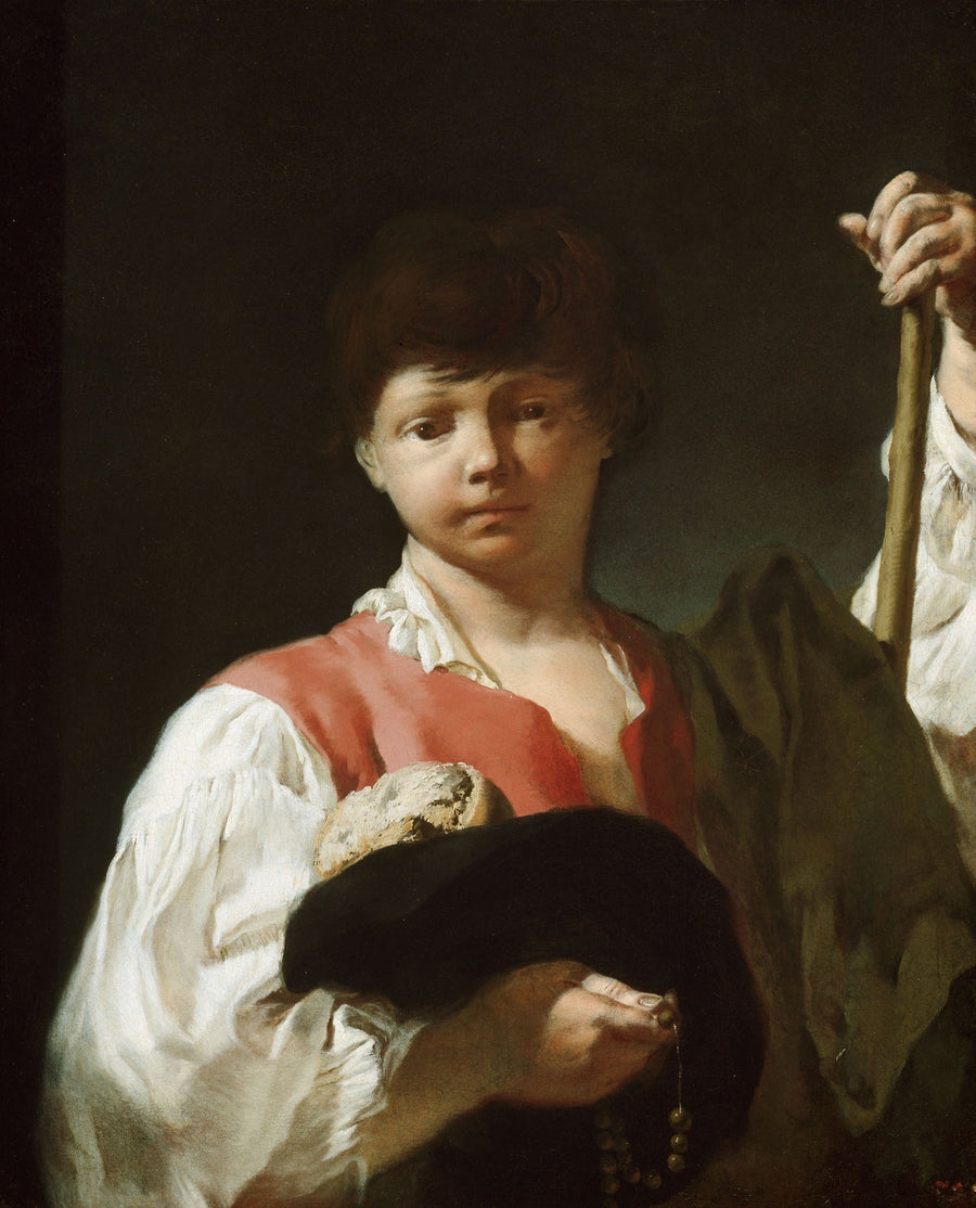 Chłopiec żebrzący (Młody pielgrzym) - Giovanni Battista Piazzetta