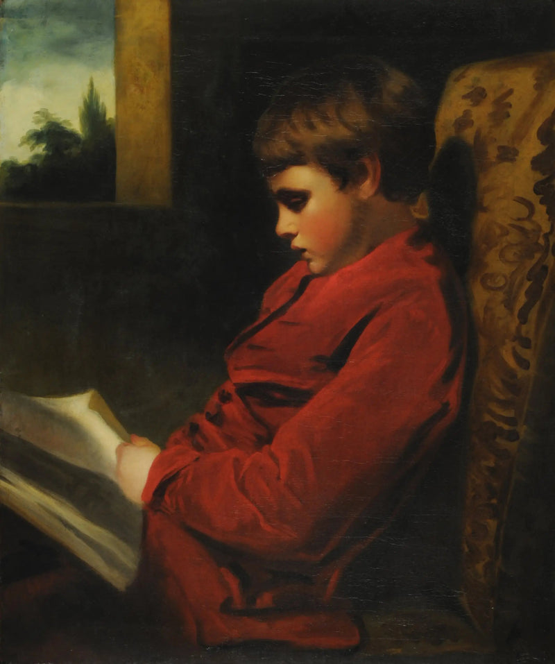 Chłopiec czytający - Joshua Reynolds