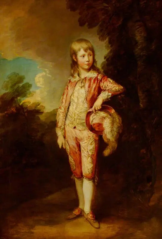 Różowy chłopiec (może Francis Nicholls, urodzony w 1774 roku) - Thomas Gainsborough