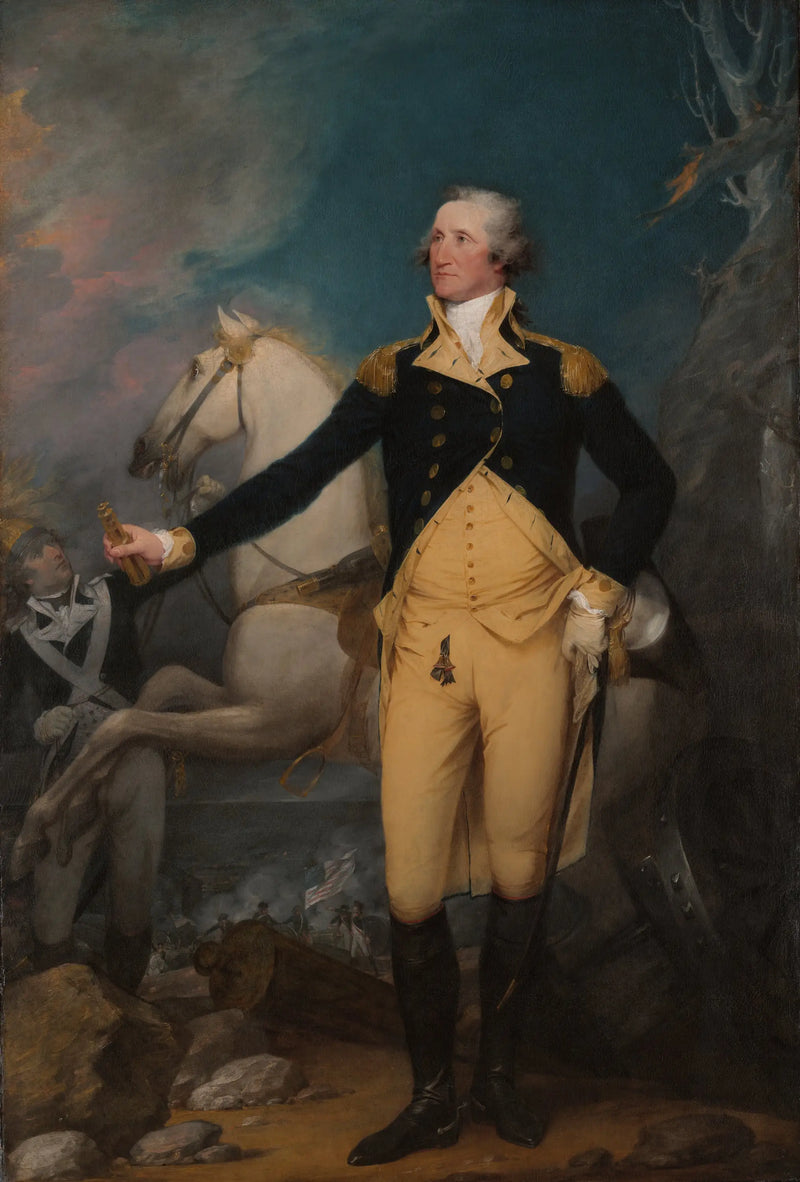 Generał George Washington w Trenton - John Trumbull