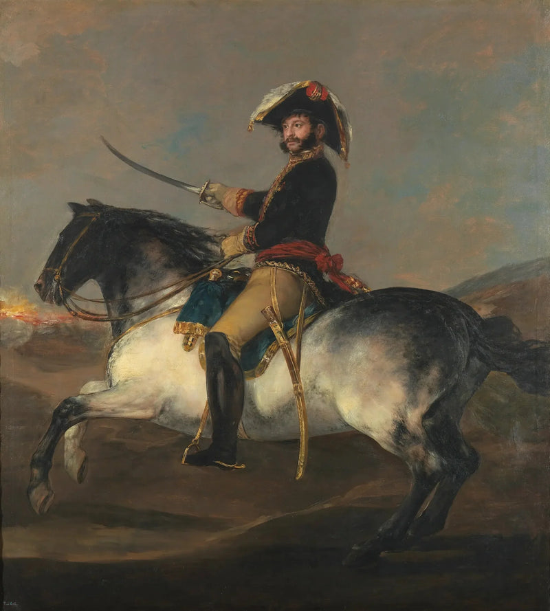 Generał José de Palafox na koniu - Francisco de Goya