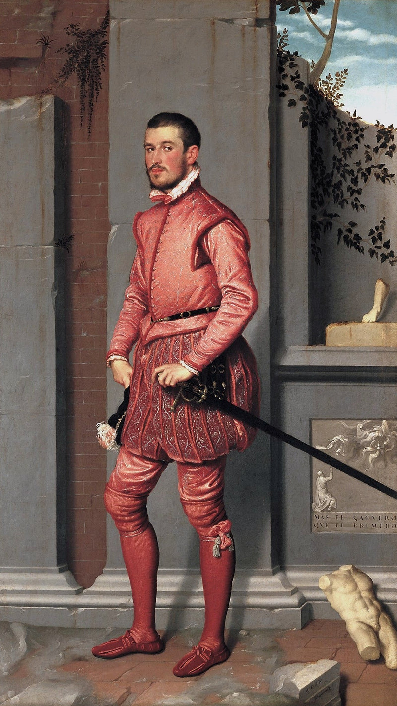 Gentleman w różu - Giovanni Battista Moroni
