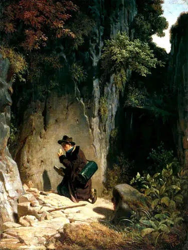Le Géologue - Carl Spitzweg - Alpha Reproduction