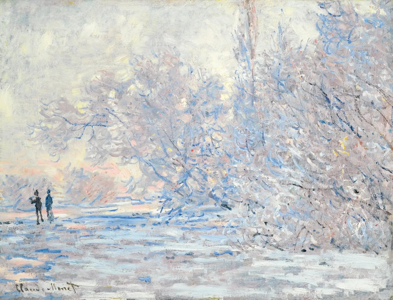 Szron w Giverny - Claude Monet