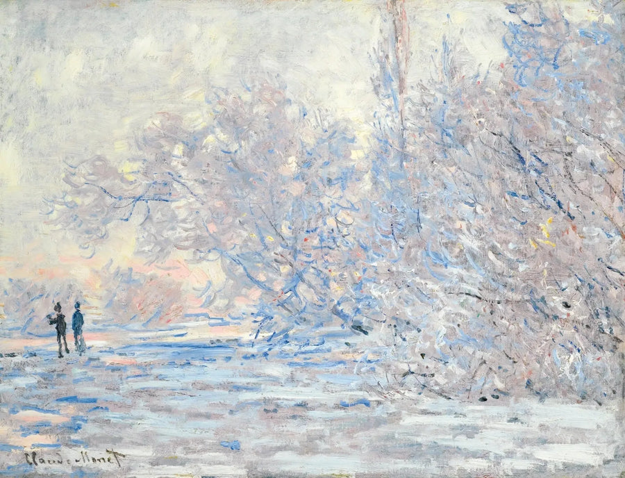 Szron w Giverny - Claude Monet