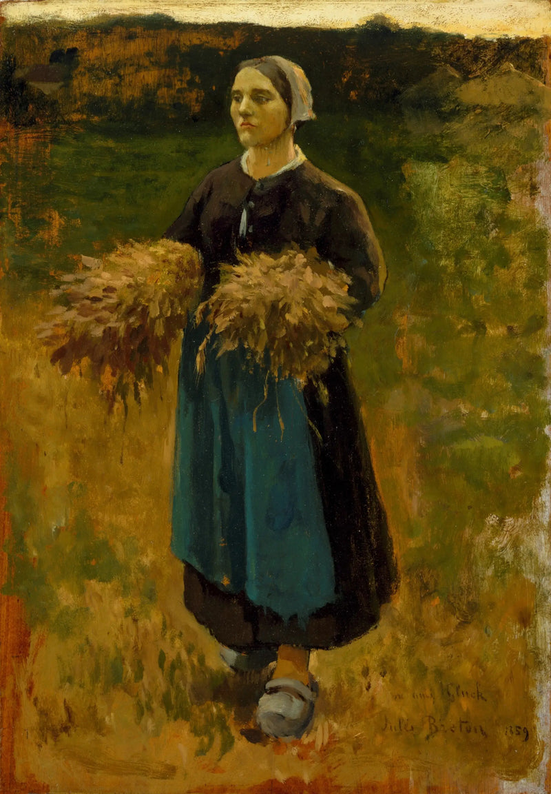 Zbieracz zboża - Jules Breton