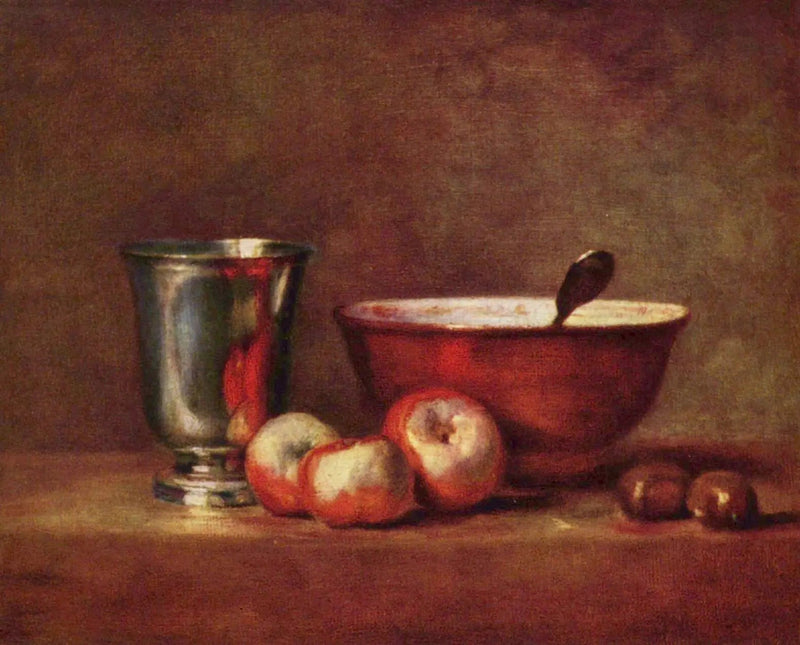 Srebrny kubek - Jean Simeón Chardin