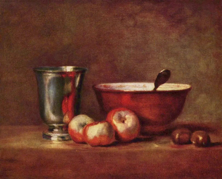 Srebrny kubek - Jean Simeón Chardin
