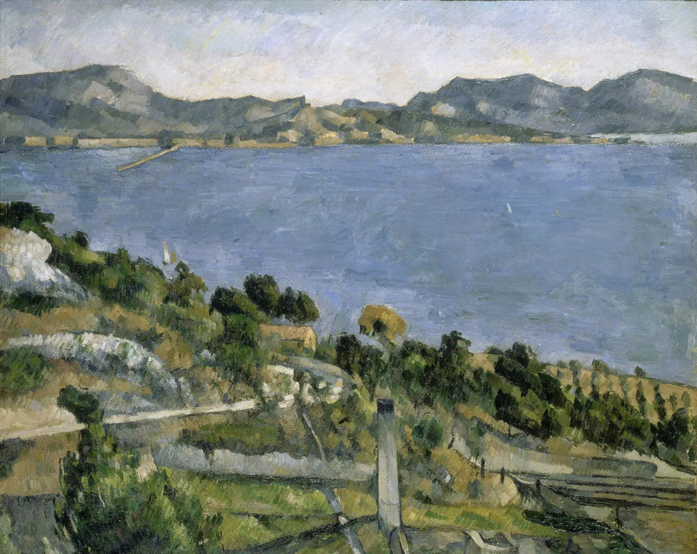 Le Golfe de Marseille vu de l'Estaque - Paul Cézanne image 1 tableau peint à l’huile sur toile
