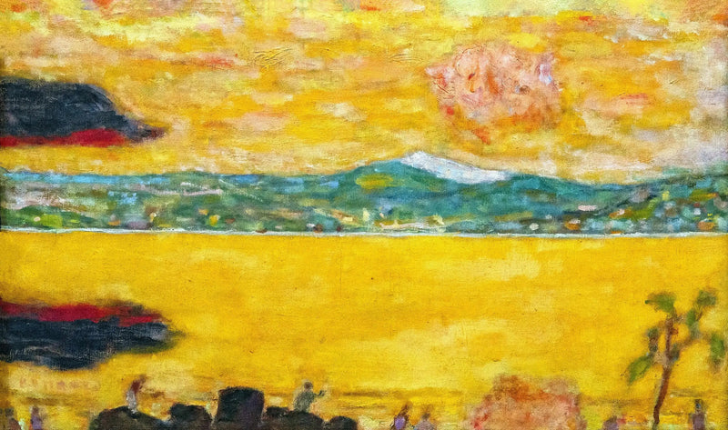Zatoka Saint-Tropez o zachodzie słońca - Pierre Bonnard