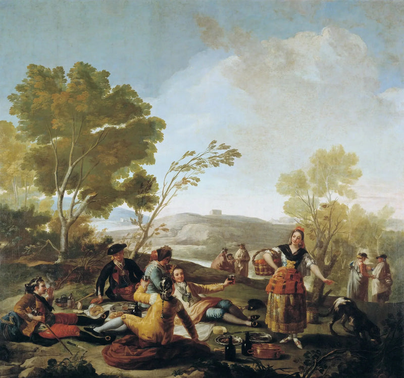 Podwieczorek nad Manzanares - Francisco de Goya