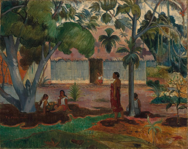 Wielkie drzewo - Paul Gauguin