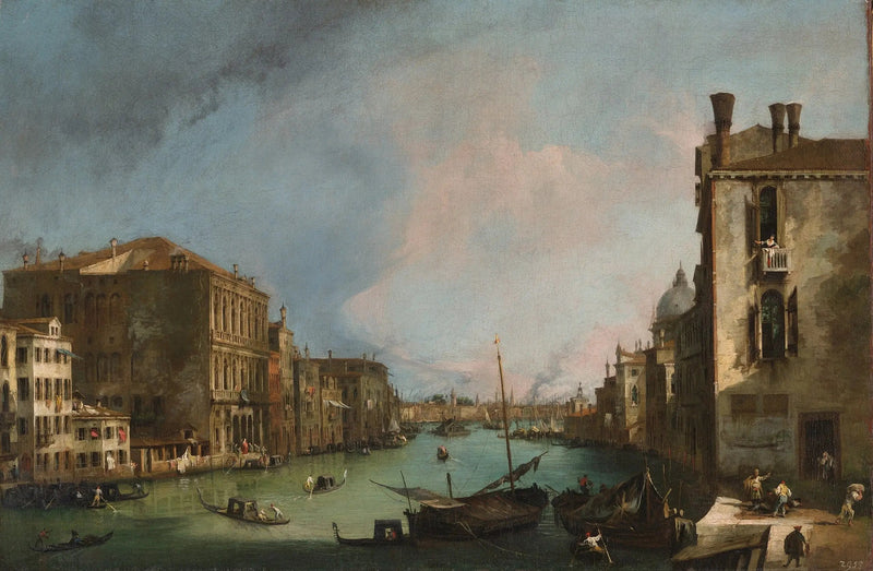 Wielki Kanał z mostem Rialto - Canaletto