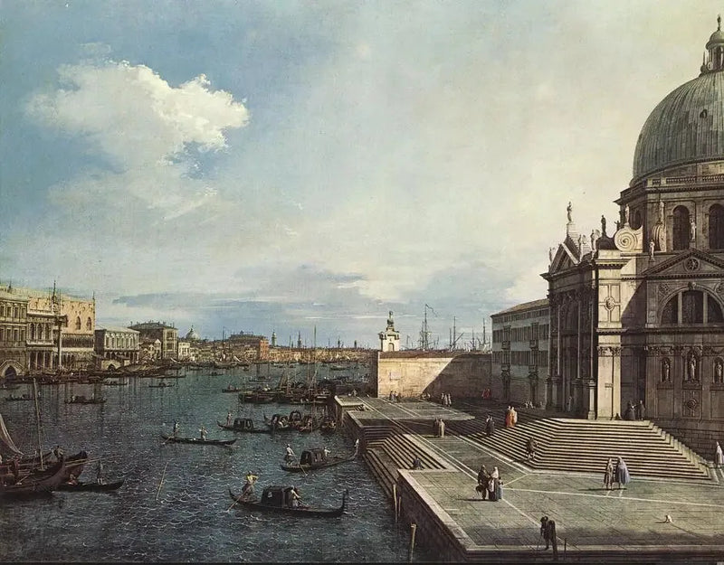 Wielki Kanał od kościoła Salute - Canaletto