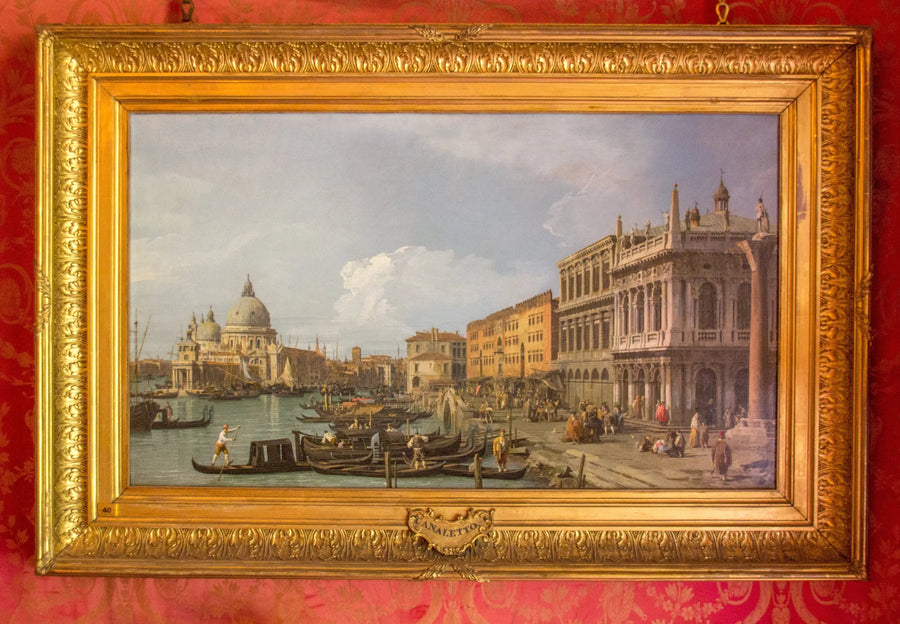 Wielki Kanał, Piazzetta i Przejście Morskie, Wenecja - Canaletto