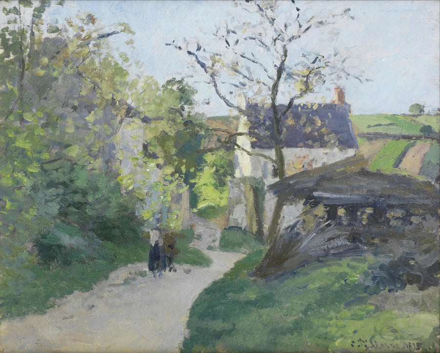 Wielki Orzech, dom Rondest, Pontoise - Camille Pissarro
