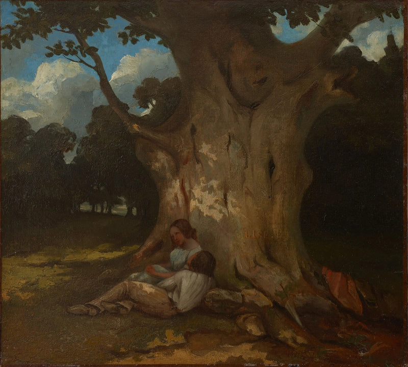 Gros Dąb - Gustave Courbet
