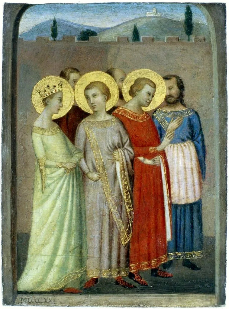 Grupa świętych. - Bernardo Daddi