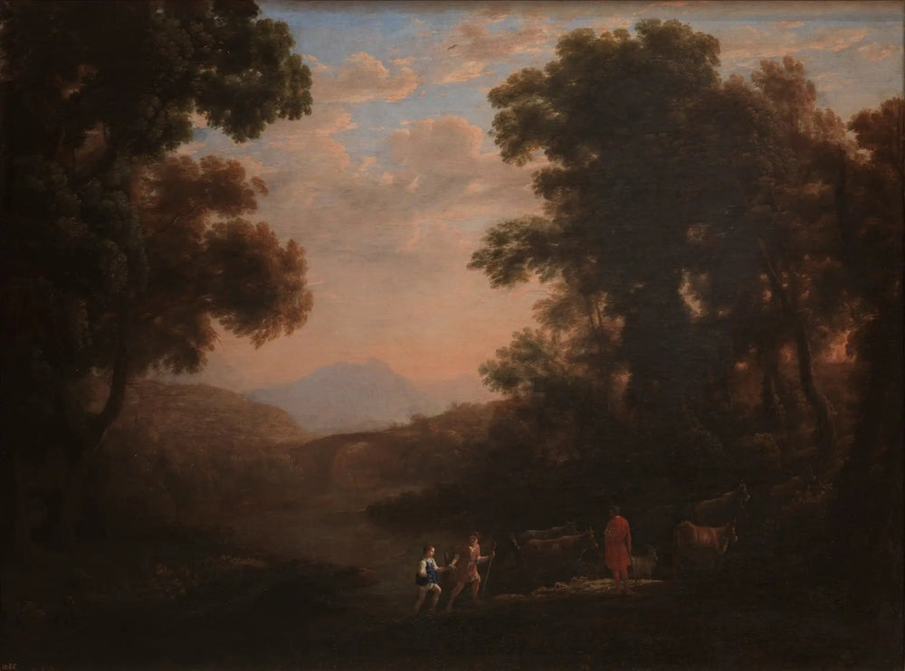 Le gué d’une rivière - Claude Lorrain - Alpha Reproduction