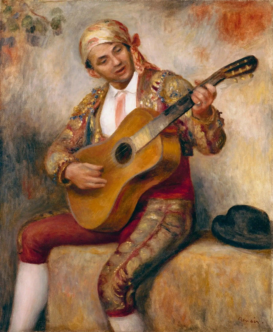 Hiszpański gitarzysta - Pierre-Auguste Renoir