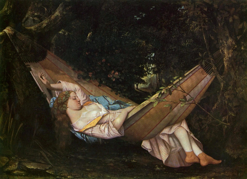 Huśtawka - Gustave Courbet