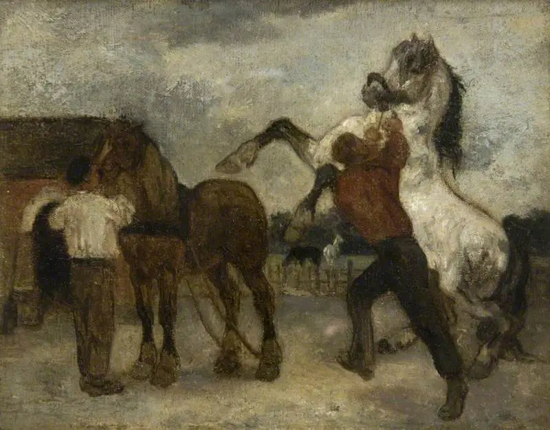 Stajnia - Théodore Géricault