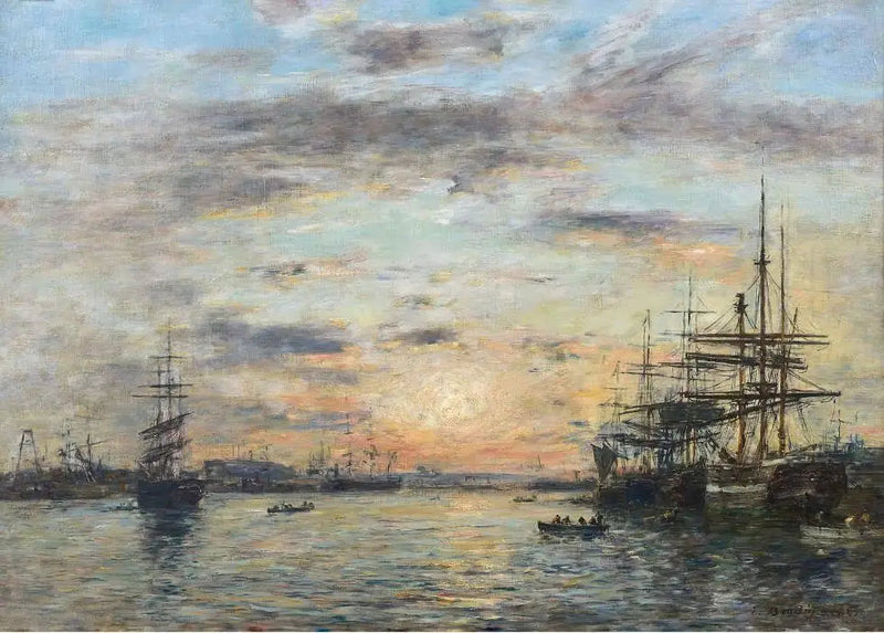 Le Havre. Basen Eure - Eugène Boudin