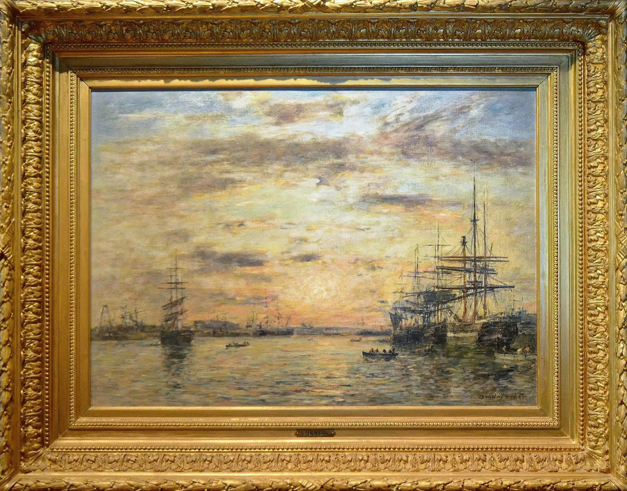 Le Havre. Basen Eure - Eugène Boudin