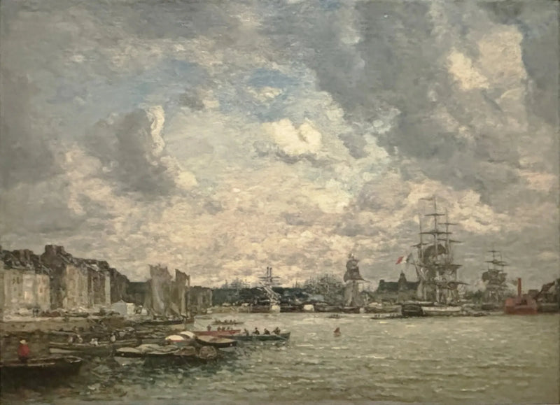 Le Havre. Basen de la Barre - Eugène Boudin