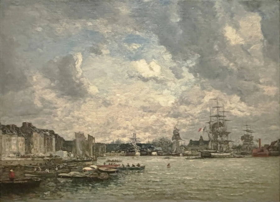 Le Havre. Basen de la Barre - Eugène Boudin