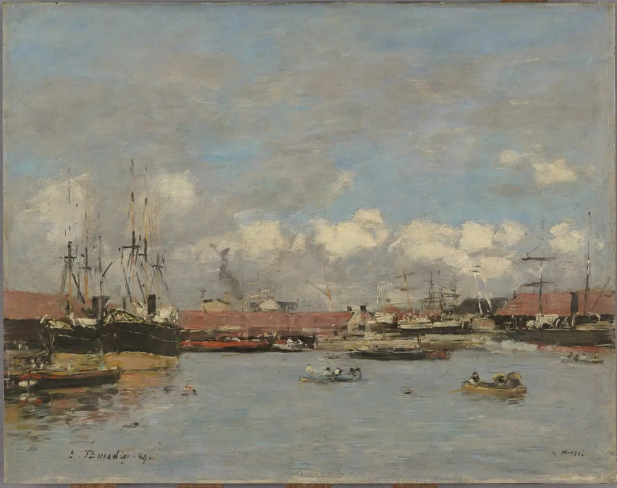Le Havre, basen Cytadeli - Eugène Boudin