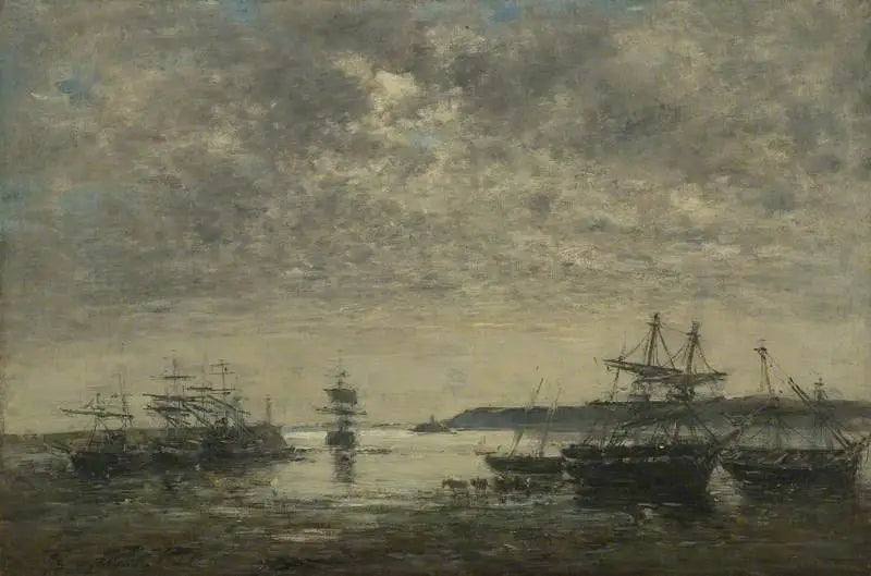 Le Havre, l'avant-port - Eugène Boudin