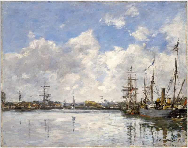 Le Havre, port - Eugène Boudin