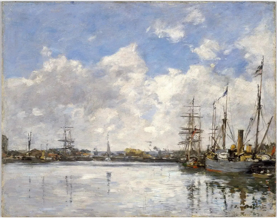 Le Havre, port - Eugène Boudin