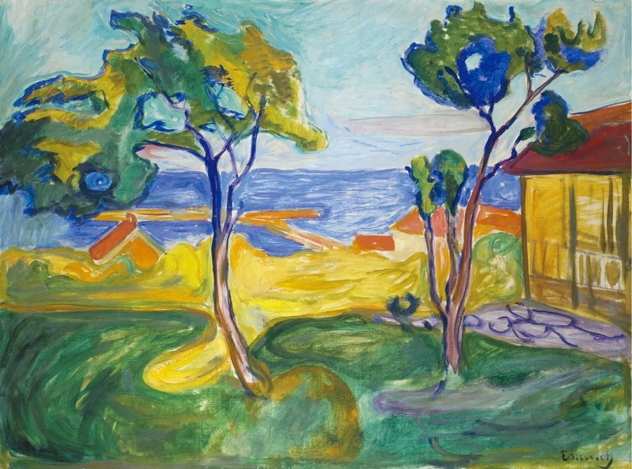 Ogród w Åsgårdstrand - Edvard Munch