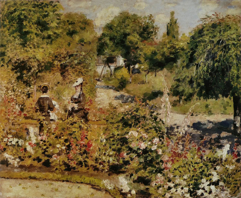 Ogród w Fontenay - Pierre-Auguste Renoir