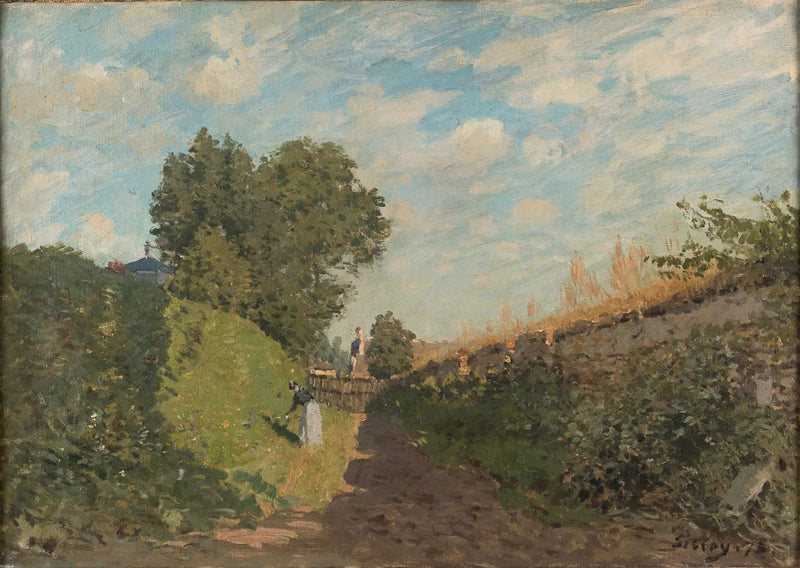 Ogród - Alfred Sisley