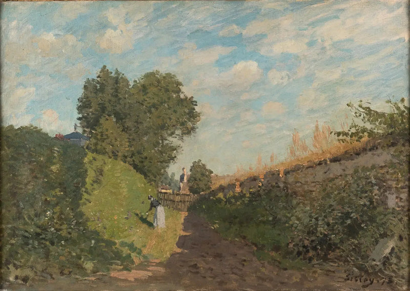 Ogród - Alfred Sisley