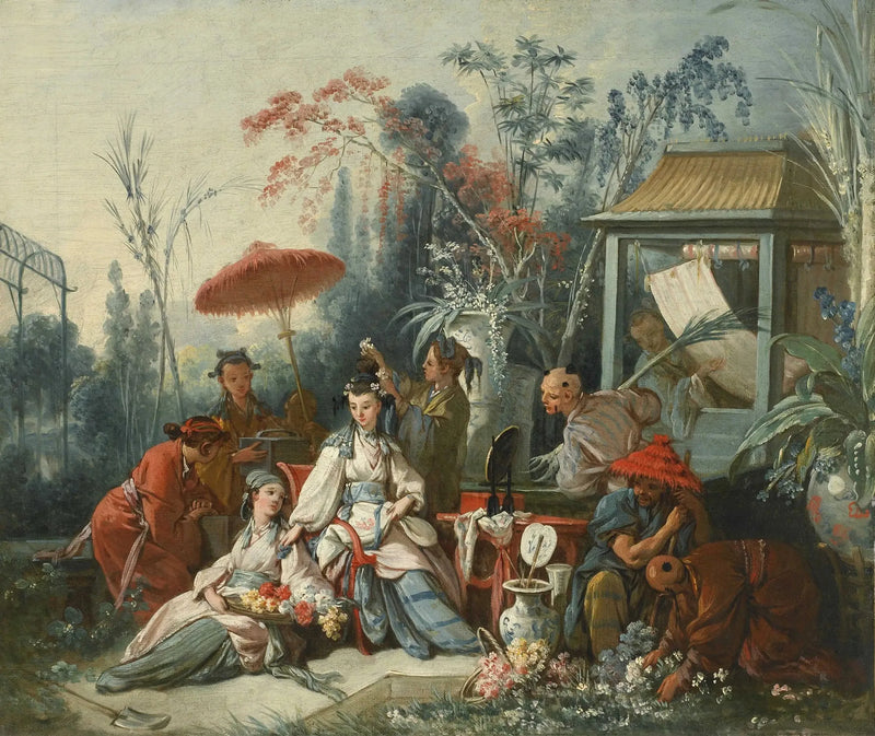 Chiński ogród - François Boucher