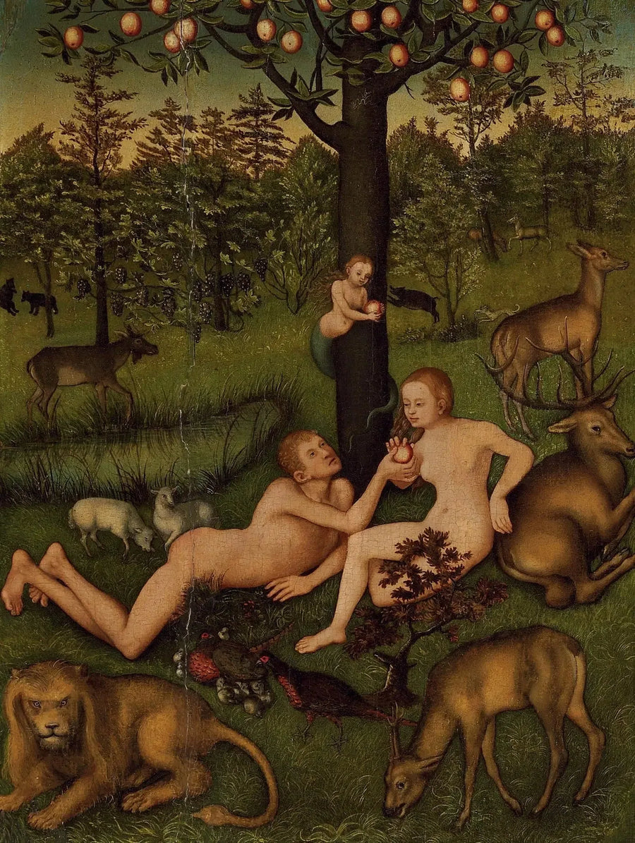 Rajski ogród - Lucas Cranach Starszy