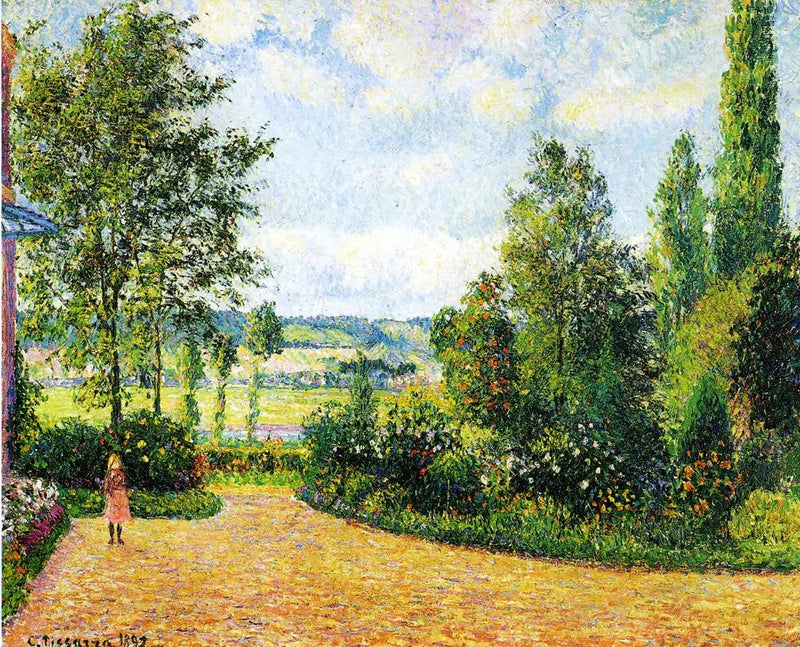 Ogród Octave'a Mirbeau, Taras, Les Damps - Camille Pissarro