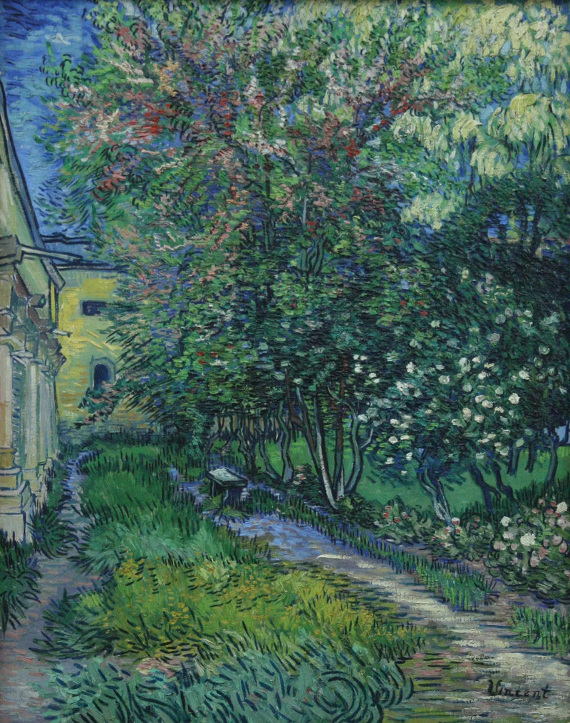 Ogród azylu w Saint-Rémy - Vincent van Gogh