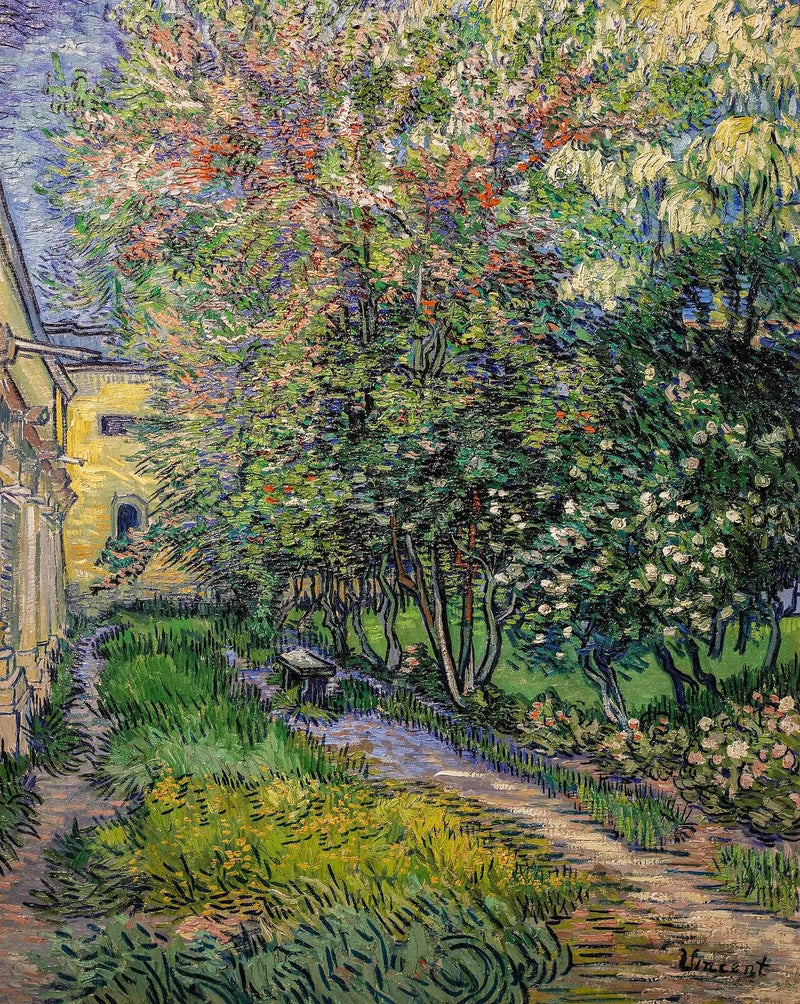 Ogród azylu w Saint-Rémy - Vincent van Gogh