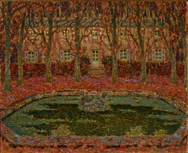 Ogród domu Gerberoy - Henri Le Sidaner