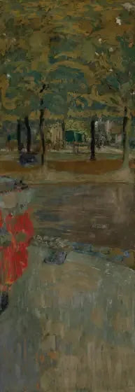 Ogród La Muette w Passy, Paryż (La Muette) - Édouard Vuillard