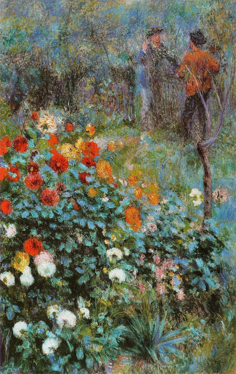 Ogród przy ulicy Cortot, Montmartre - Pierre-Auguste Renoir